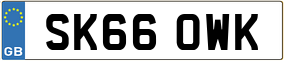 Truck License Plate